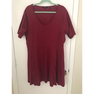 SimplyBe Short Sleeve Skater Dress, size 26